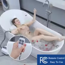 Lumière Bubble Spa Massager - Gray